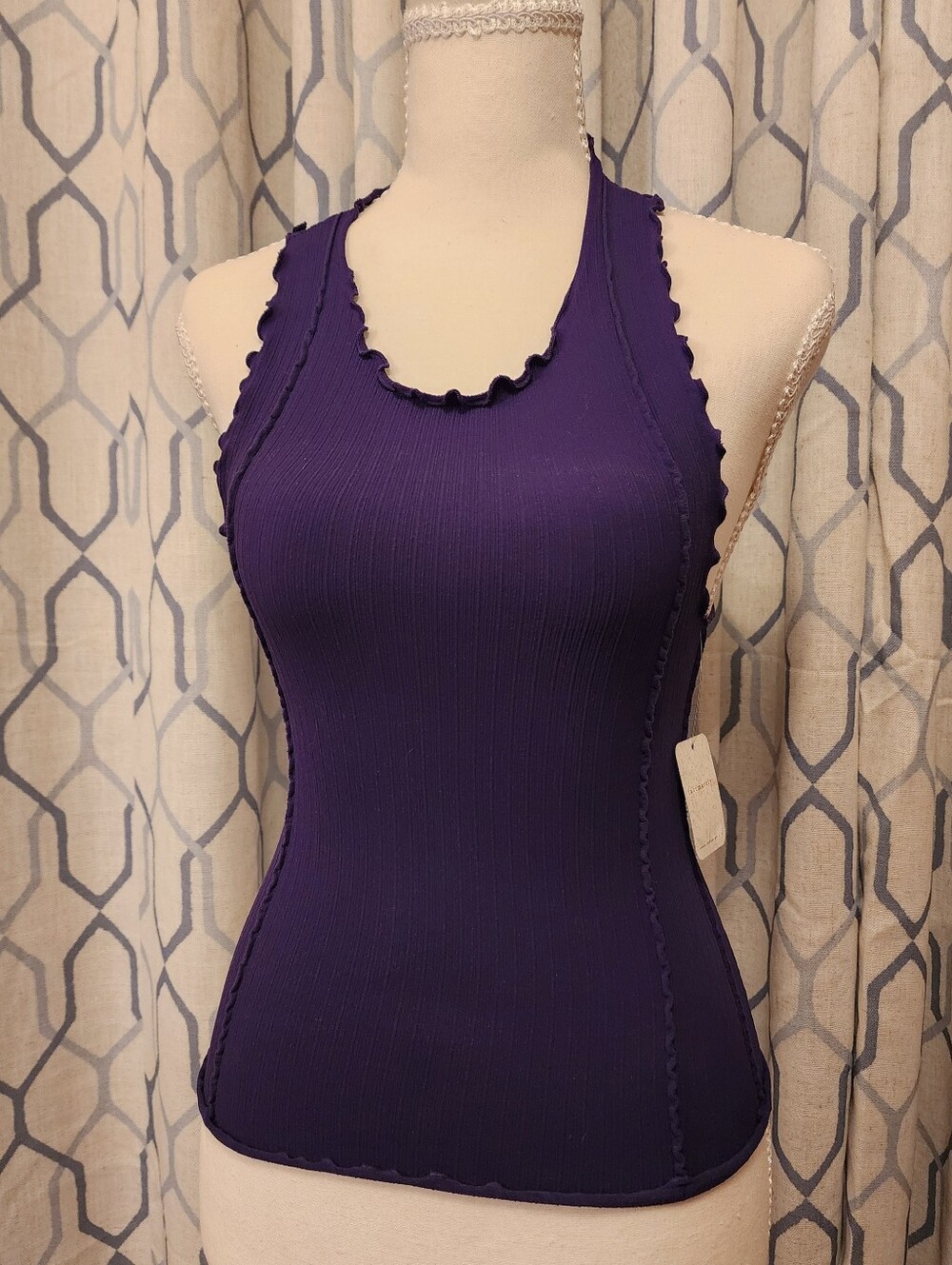 NWT Free People Better This Way Tank Top Oceana Navy/Marin XS/S